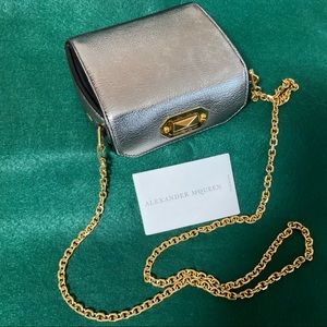 Alexander McQueen nano leather box bag